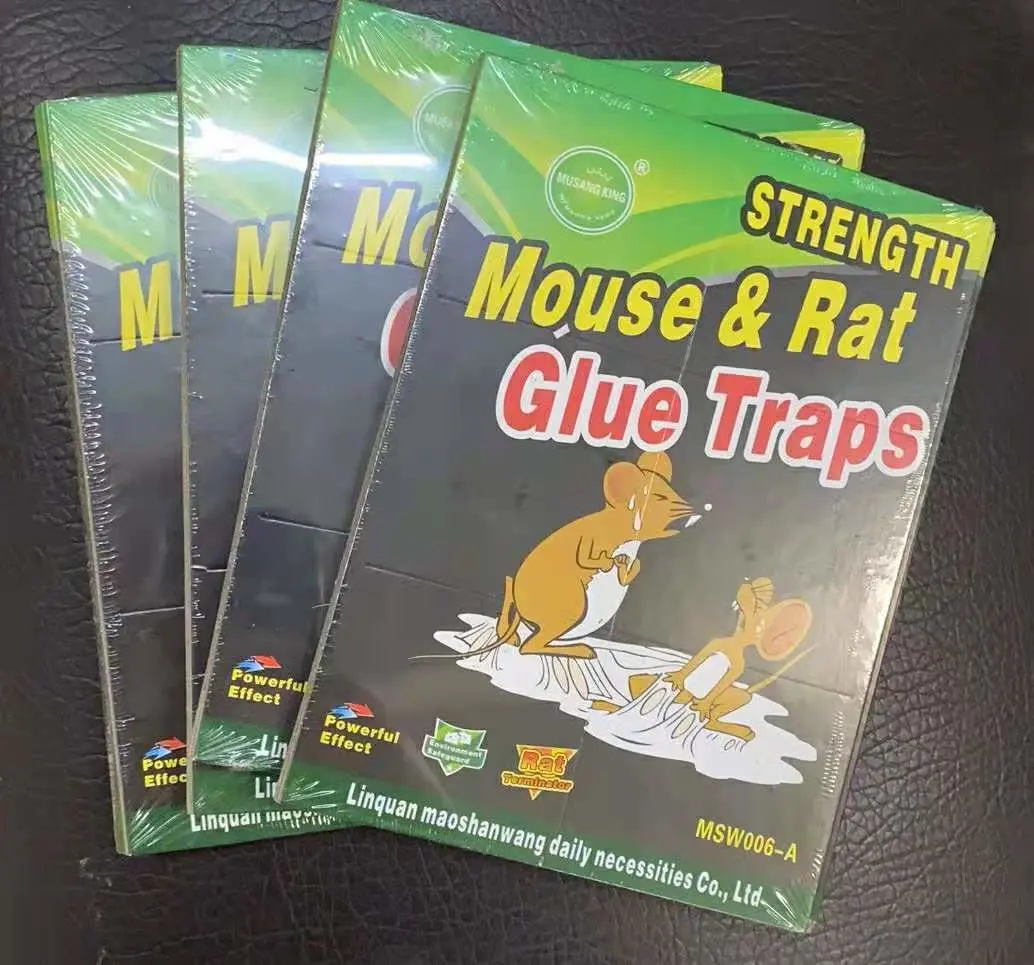 No. 1 Mouse Rat Glue Trap Mice Pest Repeller Mouse Rat Trapper Catcher Pad Plate Customize Support Environmental Disposable Trap