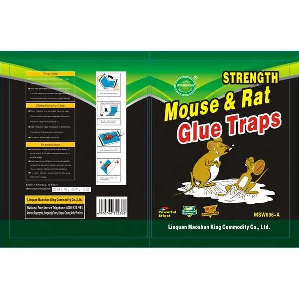 No. 1 Mouse Rat Glue Trap Mice Pest Repeller Mouse Rat Trapper Catcher Pad Plate Customize Support Environmental Disposable Trap