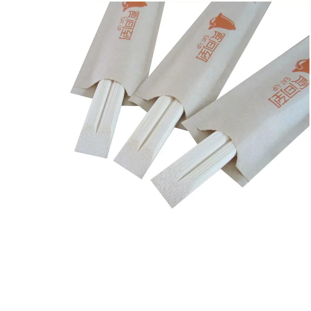 Home &amp; Garden Eco-Friendly Half Paper Sleeves Chopsticks Disposable Bamboo Products