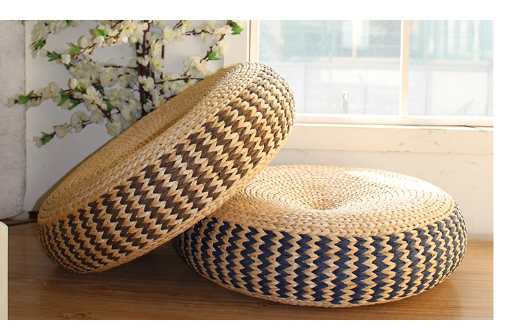Hand Woven Decorative Stool for Living Room and Bedroom Step Stool