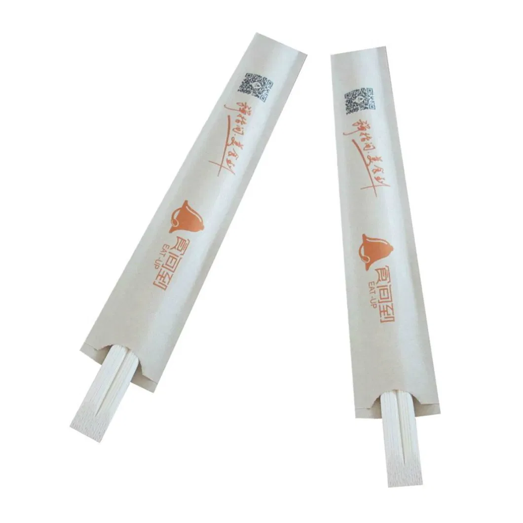 Home &amp; Garden Eco-Friendly Half Paper Sleeves Chopsticks Disposable Bamboo Products