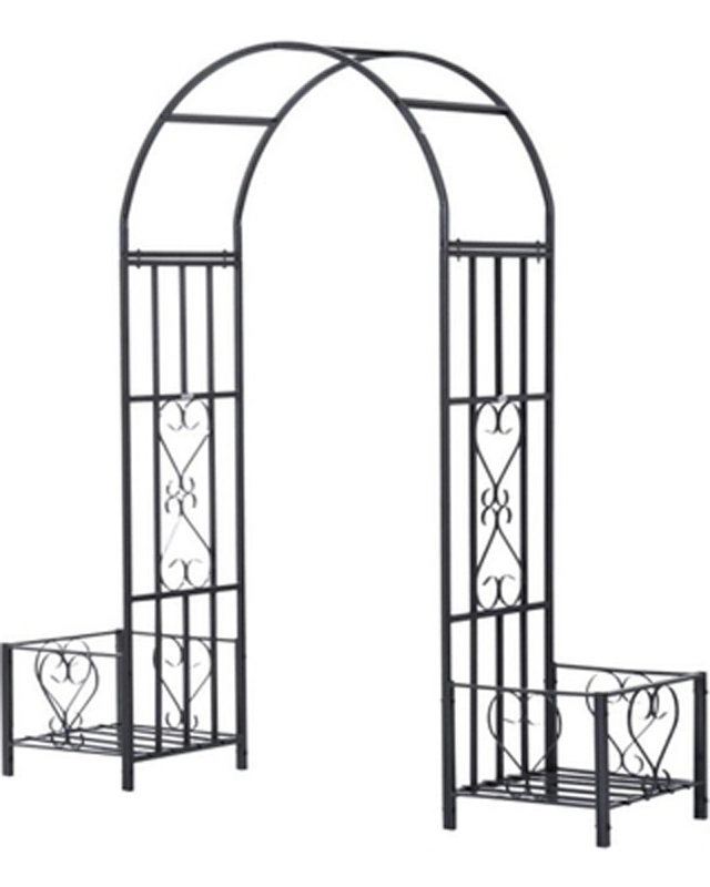 Hot Sale Ornamental Wrought Iron Garden Arch for Your Wedding