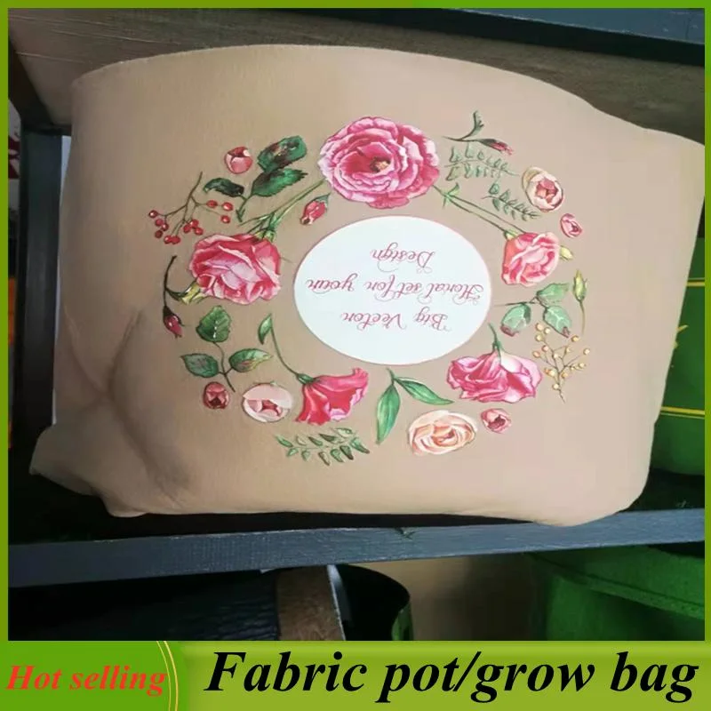 Printing Deisgn Durable Fabric Pots Garden Products