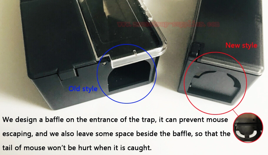 Humane Plastic Pest Control Rodent Bait Station Rat Trap Electric Mouse Killer