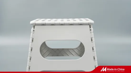 Folding Plastic Step Stool with Anti