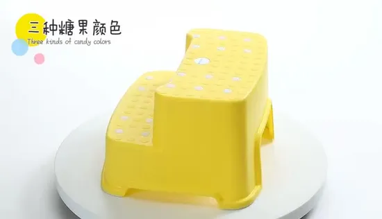 Home Furniture Kids Durable Plastic Toilet Baby Height Step Stool 
