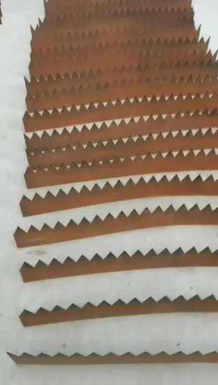 Rusty Treatment Corten Steel Garden Decoration Metal Lawn Border Edges 