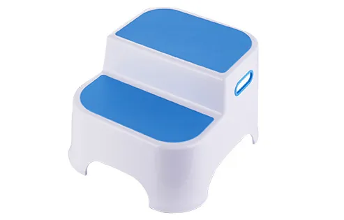 Customized Grey Two Step Stool Children Anti