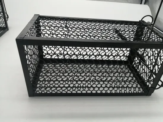 Rat Mouse Trap Cage Single Door Live Animal Trap Indoor Outdoor Small Animal Catcher 