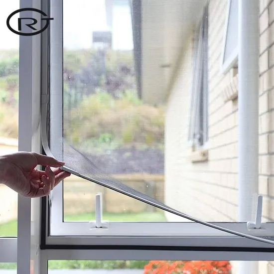 Black Coated Stainless Steel Security Mesh Screen Door Window Screens Mosquito Net 